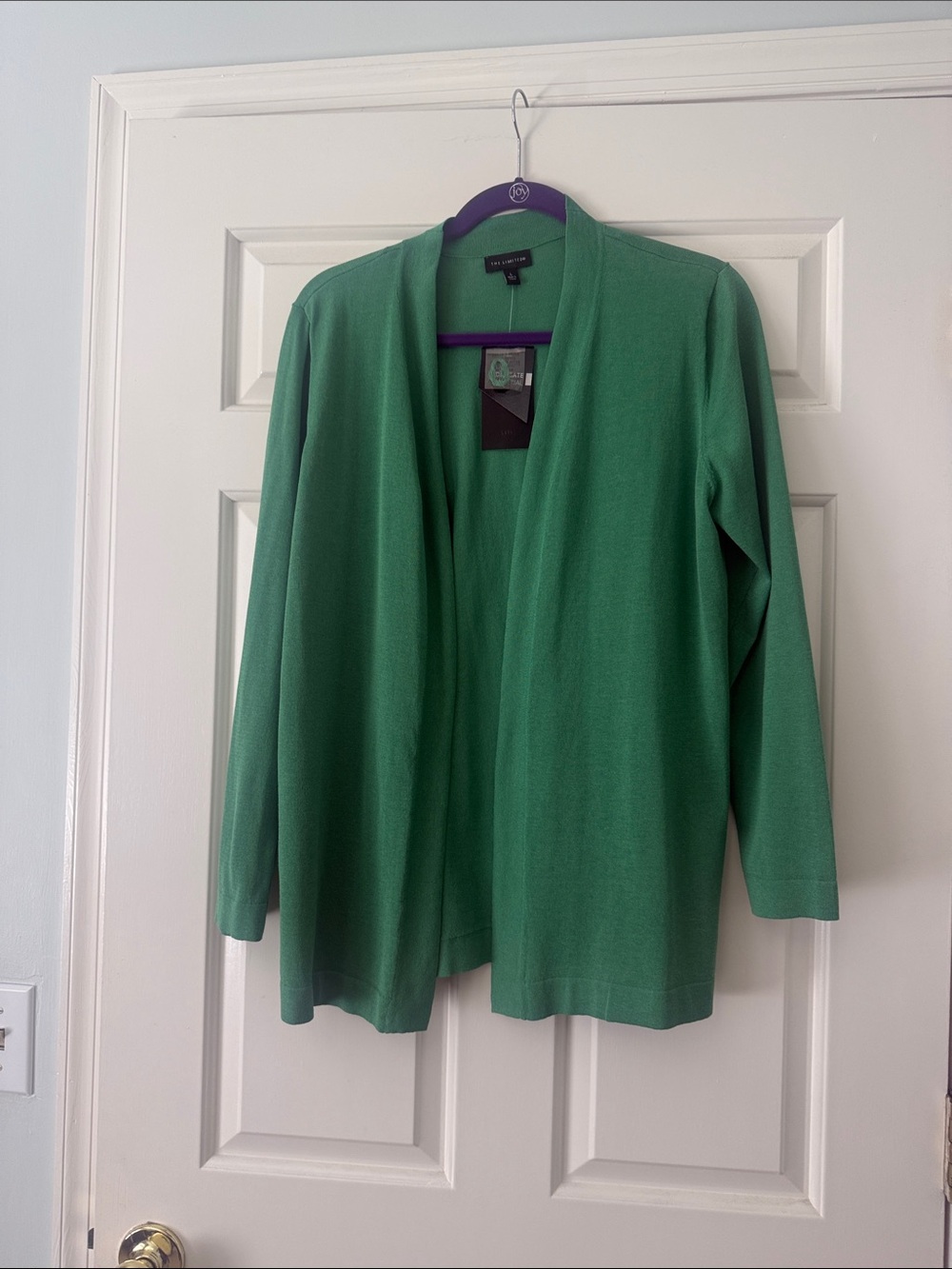 The Limited Kelly Green Open-Front Cardigan